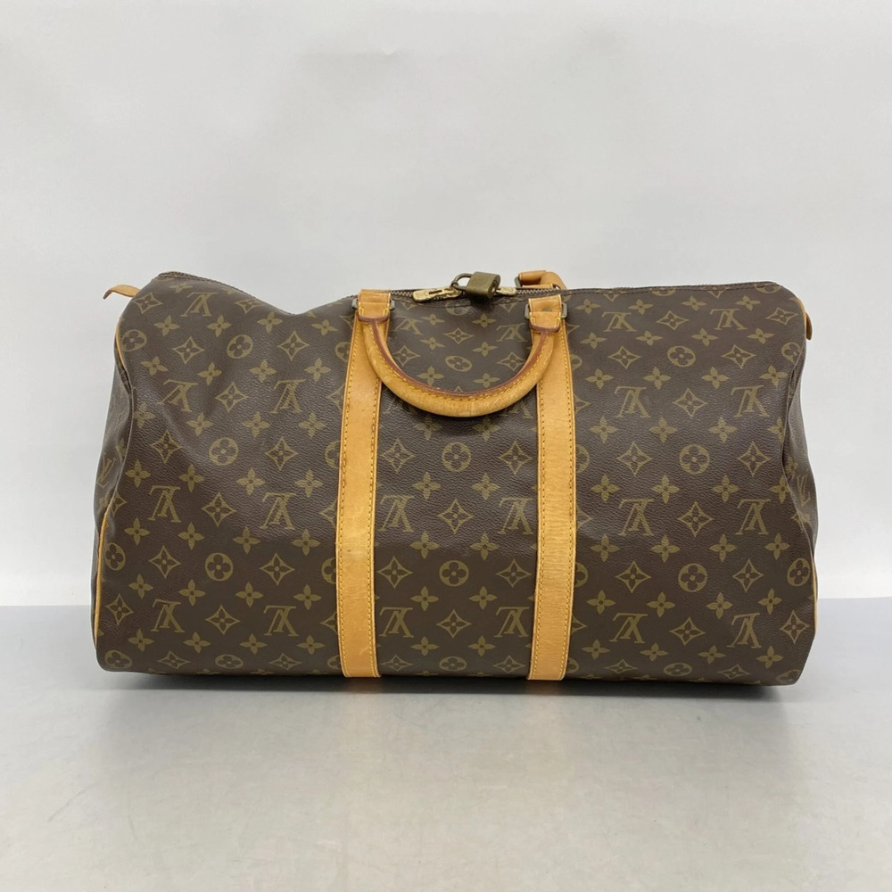 LOUIS VUITTON Brown Monogram Keepall 50 Boston Bag - Picture 11 of 11